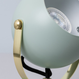 Eyeball Table Lamp - Sage and Satin Brass - thumbnail 4