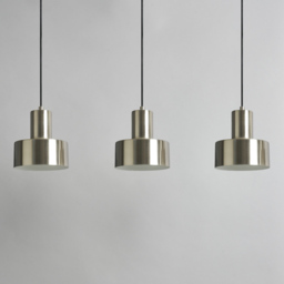 Russ 3 Light Diner Pendant - Black Nickel - thumbnail 3