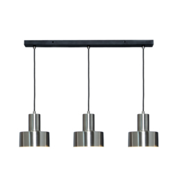 Russ 3 Light Diner Pendant - Black Nickel - thumbnail 1