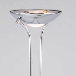 Mother and Child 2 Light Floor Lamp with Bulbs - Polished Chrome - thumbnail 5