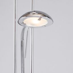 Mother and Child 2 Light Floor Lamp with Bulbs - Polished Chrome - thumbnail 4