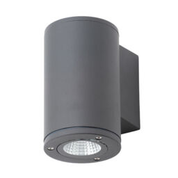 Argo Up or Down IP54 Outdoor Wall Light - Anthracite - thumbnail 1