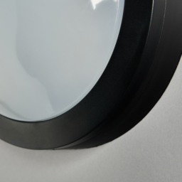 Outdoor 12 Watt LED Round Bulkhead Wall Light - Black - thumbnail 4