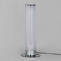 Glow Galaxy Cylinder Colour Changing LED Table Lamp - Chrome - thumbnail 3