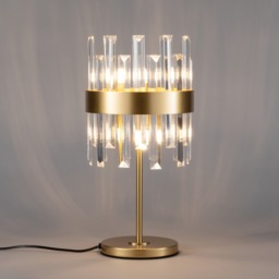Visconte Coco Table Lamp - Satin Gold - thumbnail 2