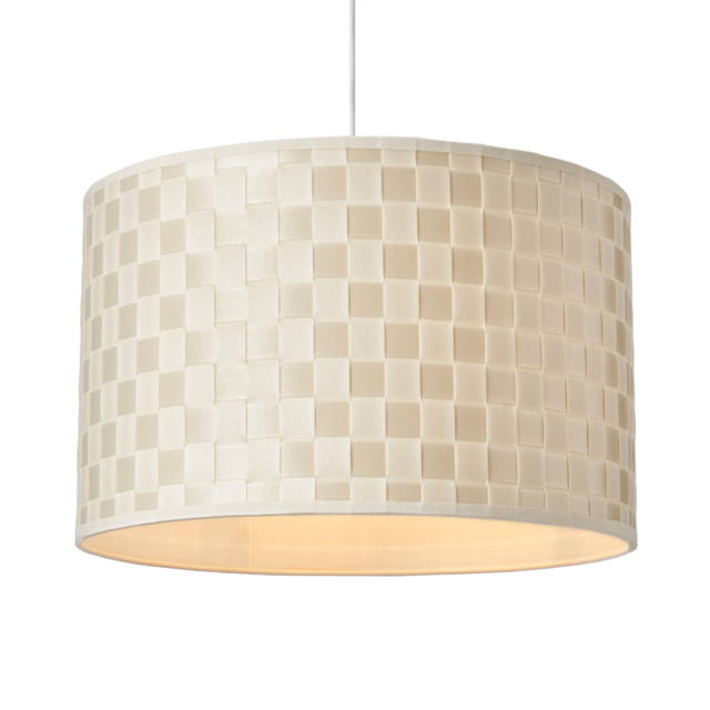 Sovin Woven Easy to Fit Drum Shade - Ivory - image 1