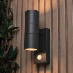Kenn 2 Light Outdoor Up and Down Wall Light with PIR Sensor - Anthracite - thumbnail 7