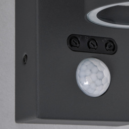 Kenn 2 Light Outdoor Up and Down Wall Light with PIR Sensor - Anthracite - thumbnail 4