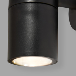 2 Pack of Hahn Outdoor Polycarbonate LED Single Up & Down Wall Light - Black - thumbnail 5