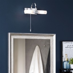 Crista Bathroom Wall Light - Chrome - thumbnail 5
