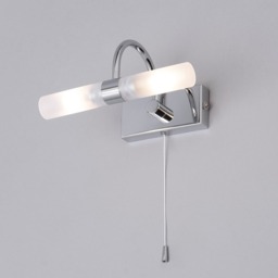 Crista Bathroom Wall Light - Chrome - thumbnail 2