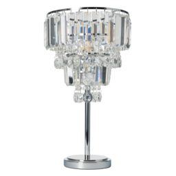 Prism Glass Table Lamp - Chrome - thumbnail 2
