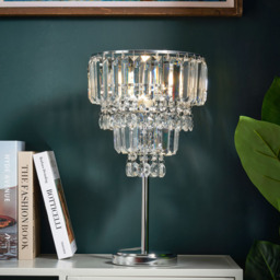 Prism Glass Table Lamp - Chrome - thumbnail 3