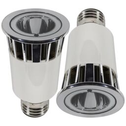 2 Pack of 5 Watt LED E27 Edison Screw Spotlight Light Bulb - White