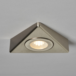 Scott Triangular Warm White LED Under Kitchen Cabinet Light - Satin Nickel - thumbnail 2