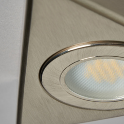 Scott Triangular Warm White LED Under Kitchen Cabinet Light - Satin Nickel - thumbnail 4
