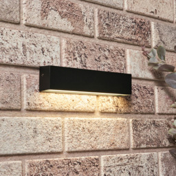 Edgar LED Outdoor Linear Wall Light - Black - thumbnail 3