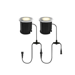 2 Pack of Sitka Outdoor 3 Watt Garden Deck Light Kit - Chrome - thumbnail 1