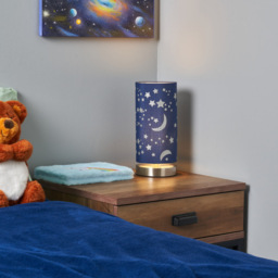 Glow Moon And Stars Table Lamp - Blue - thumbnail 5