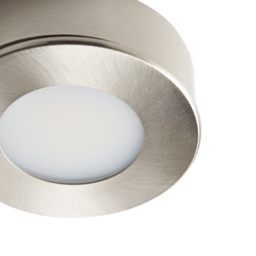 Rofa 3 Watt LED Round CCT Under Cabinet Light - Satin Nickel - thumbnail 3