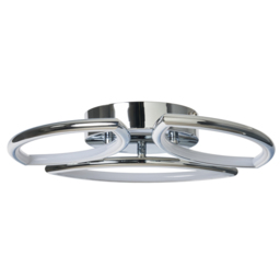 Pestell 3 Light LED Bathroom Flush Ceiling Light - Chrome - thumbnail 6