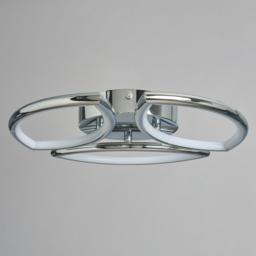 Pestell 3 Light LED Bathroom Flush Ceiling Light - Chrome - thumbnail 3