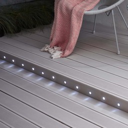 10 Pack of Circular Recessed Cool LED Kitchen Plinth and Outdoor Decking Light - Stainless Steel - thumbnail 4