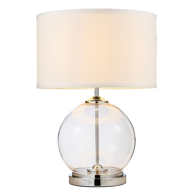 Rhonda Large Globe Table Lamp - Chrome - image 1