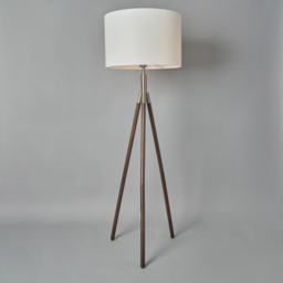 Colson Wooden Tripod Floor Lamp - Dark Brown - thumbnail 2