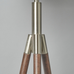 Colson Wooden Tripod Floor Lamp - Dark Brown - thumbnail 4