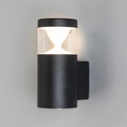 Nura 1 Light Outdoor Wall Light - Black - thumbnail 2