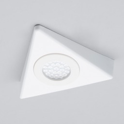 Buxton Kitchen 1.5 Watt LED Triangular Under Cabinet Light with Frosted Shade - White - thumbnail 3