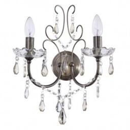 Madonna 2 Arm Wall Light - Antique Brass - thumbnail 7