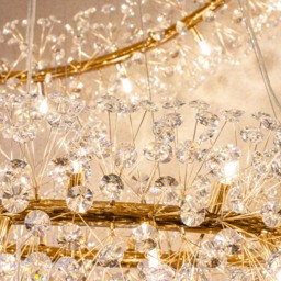 Visconte Scoppio de Stelle 74 Light 3 Tier Crystal Ceiling Pendant - Gold - thumbnail 3