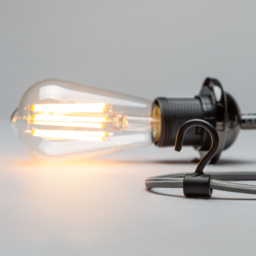 Fresia Plug In Cable Ceiling Pendant Light - Black Nickel - thumbnail 5