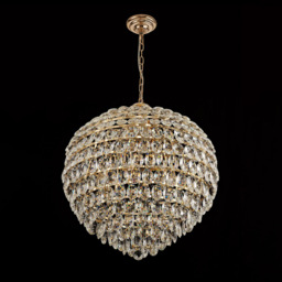 Visconte Maine 12 Light Ceiling Pendant - Gold - thumbnail 3