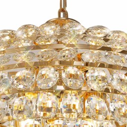 Visconte Maine 12 Light Ceiling Pendant - Gold - thumbnail 6
