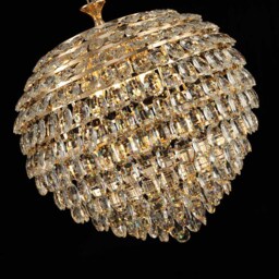 Visconte Maine 12 Light Ceiling Pendant - Gold - thumbnail 4