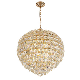 Visconte Maine 12 Light Ceiling Pendant - Gold - thumbnail 1