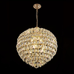 Visconte Maine 12 Light Ceiling Pendant - Gold - thumbnail 2