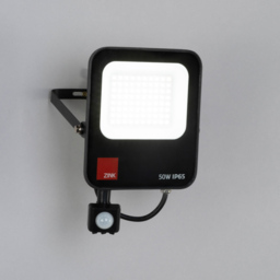 Faulkner 50 Watt LED Outdoor Flood Light with PIR Sensor - Black - thumbnail 2