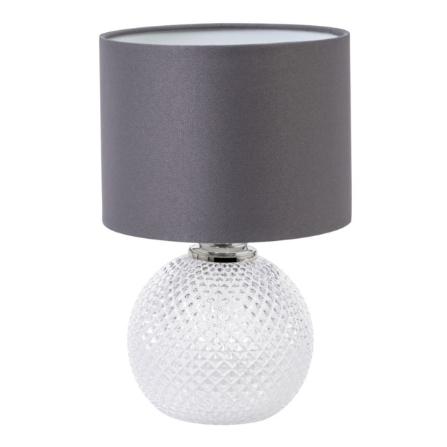 Lupita Small Glass Table Lamp - Clear - image 1