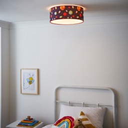 Glow Outer Space Flush Ceiling Light - Blue - thumbnail 5