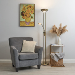 Mother & Child LED Floor Lamp - Antique Brass - thumbnail 6