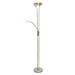 Mother & Child LED Floor Lamp - Antique Brass - thumbnail 1