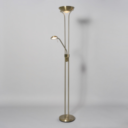 Mother & Child LED Floor Lamp - Antique Brass - thumbnail 2