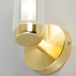 Agatha 1 Light Bathroom Wall Light - Satin Brass - thumbnail 4