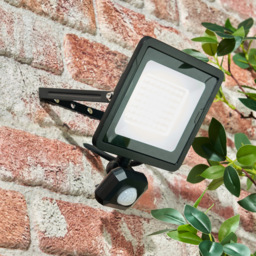Fergus Outdoor 30 Watt LED Flood Light with PIR Sensor - Black - thumbnail 6