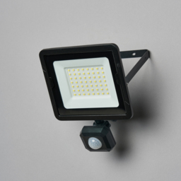 Fergus Outdoor 30 Watt LED Flood Light with PIR Sensor - Black - thumbnail 3