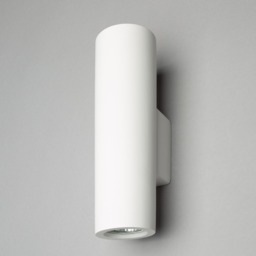 Lomond Paintable Plaster Up and Down Wall Light - White - thumbnail 3
